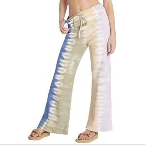 Wildfox Jude Pants in Wispy Vertical Tie Dye NWT